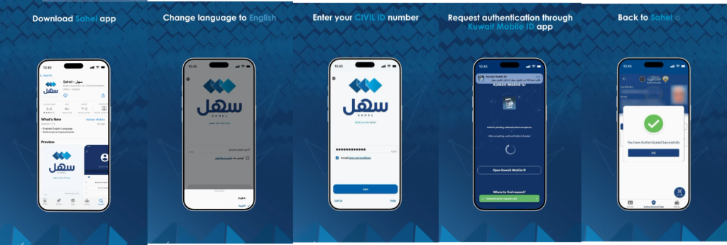 english sahel app - Registration, login, biometric appointment ... & more